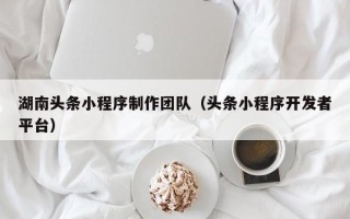 谷城湖南头条小程序制作团队（头条小程序开发者平台）